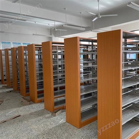 图书馆钢制书架 办公室文件书架 档案室书柜定制厂家