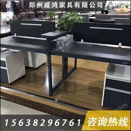 驻马店屏风办公桌价格低 简洁钢架组合办公桌 钢架职员办公桌