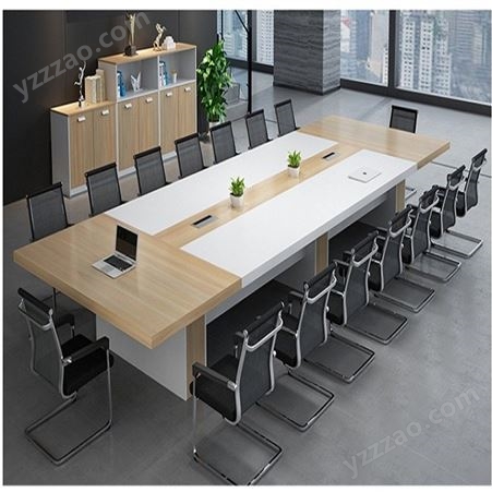 田梅雨 北京会议桌 钢木结合会议桌 会议桌 板式会议桌 时尚会议桌 办公家具