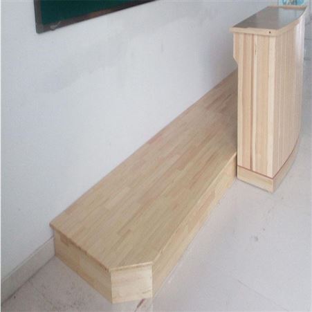 郑州学校讲台站台 钢质木质实木教学地台 尺寸可定制 教室站台